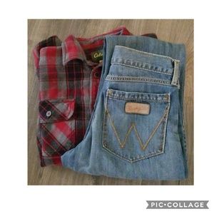 Wrangler Relaxed Boot Cut Jean's